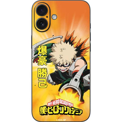 My Hero Academia Katsuki Bakugo Season 4 iPhone 16 Plus Skin
